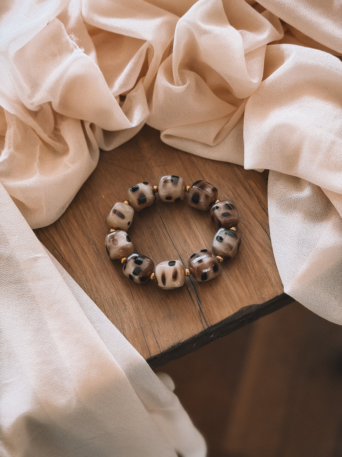 Bracelet Solène Beige