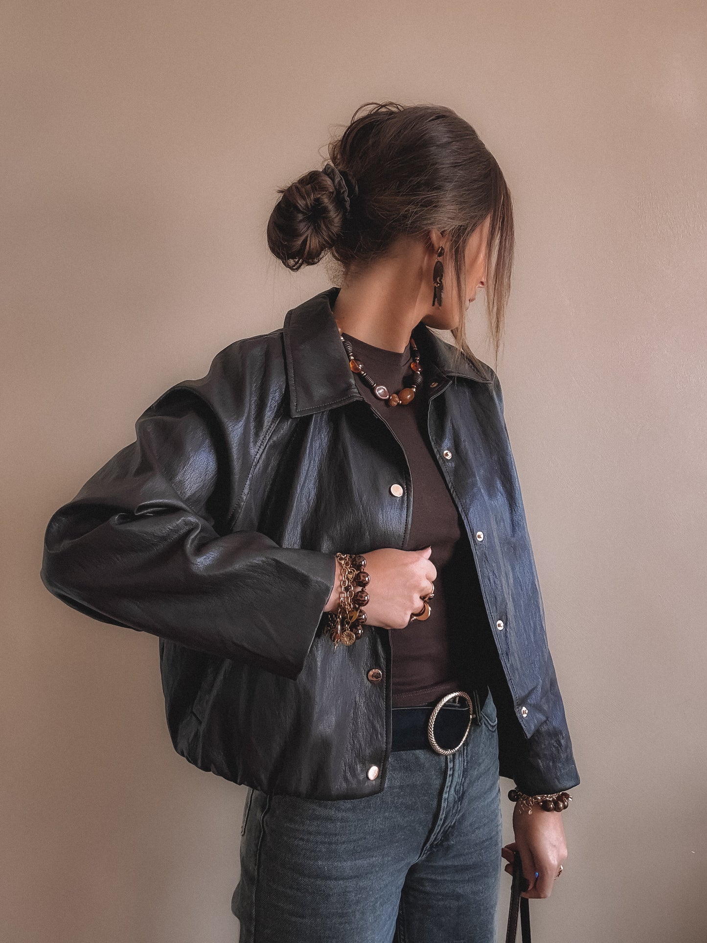 Veste Noa Prune Foncé