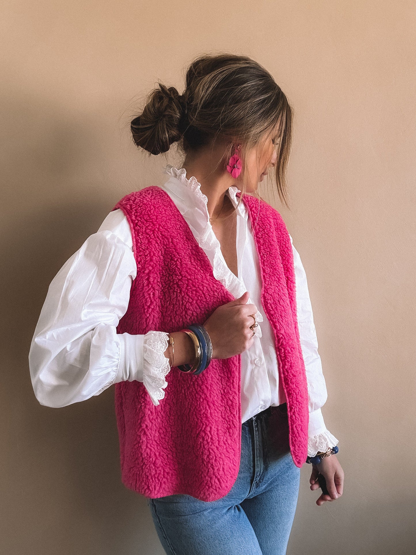 Gilet sans manches Emma rose