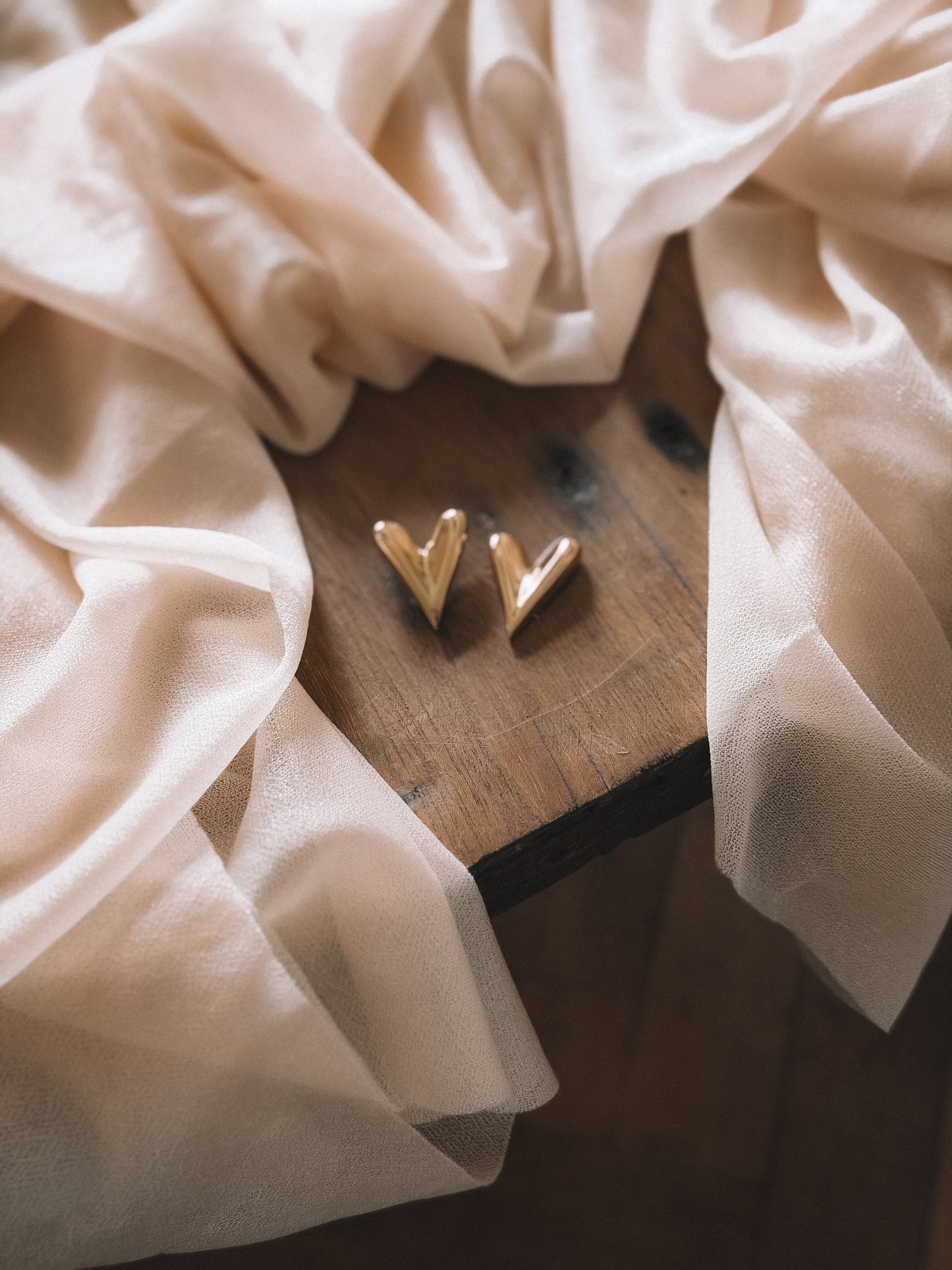 Boucles d'oreilles COEUR doré