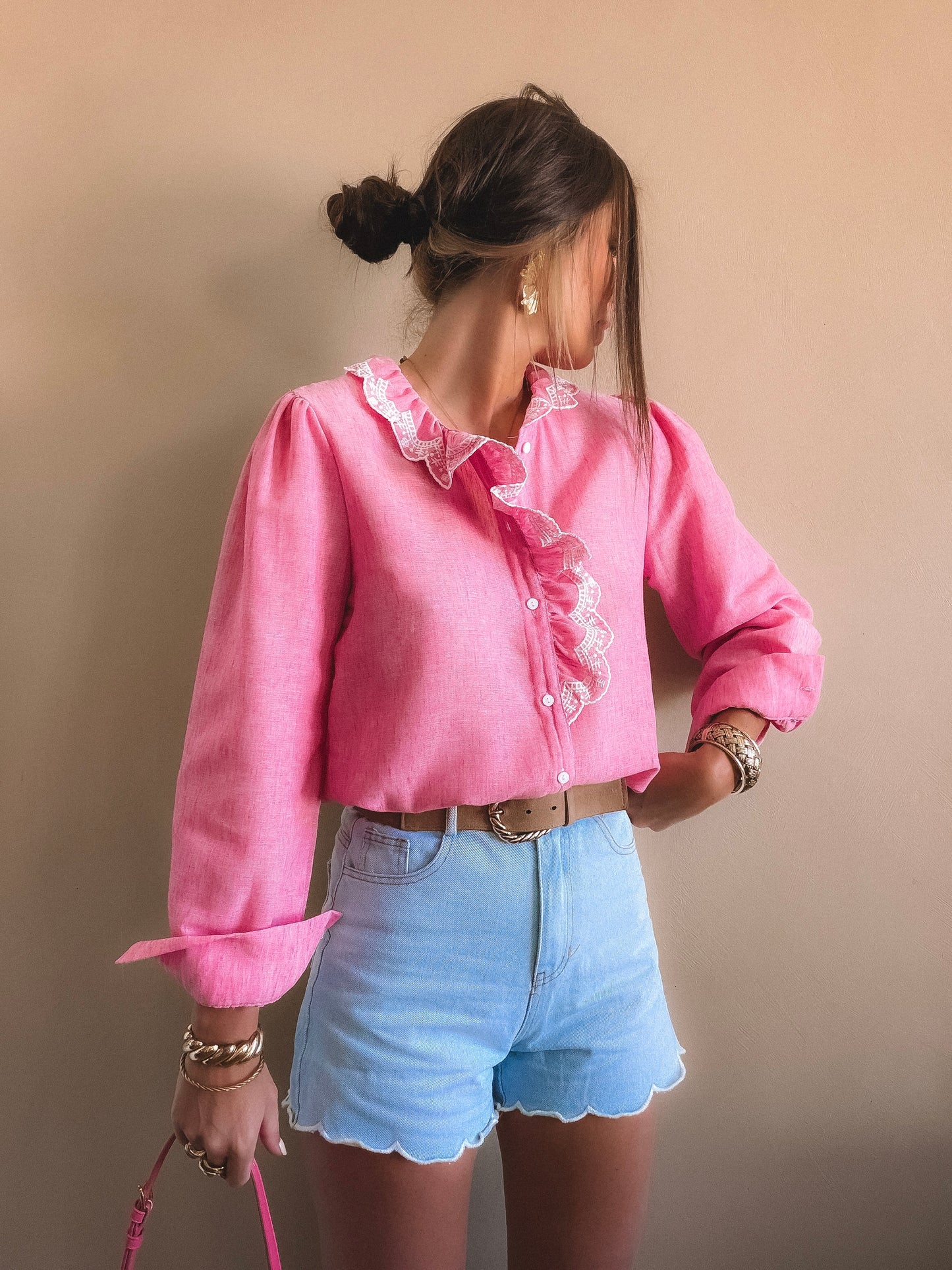 Chemise Rosalie Rose