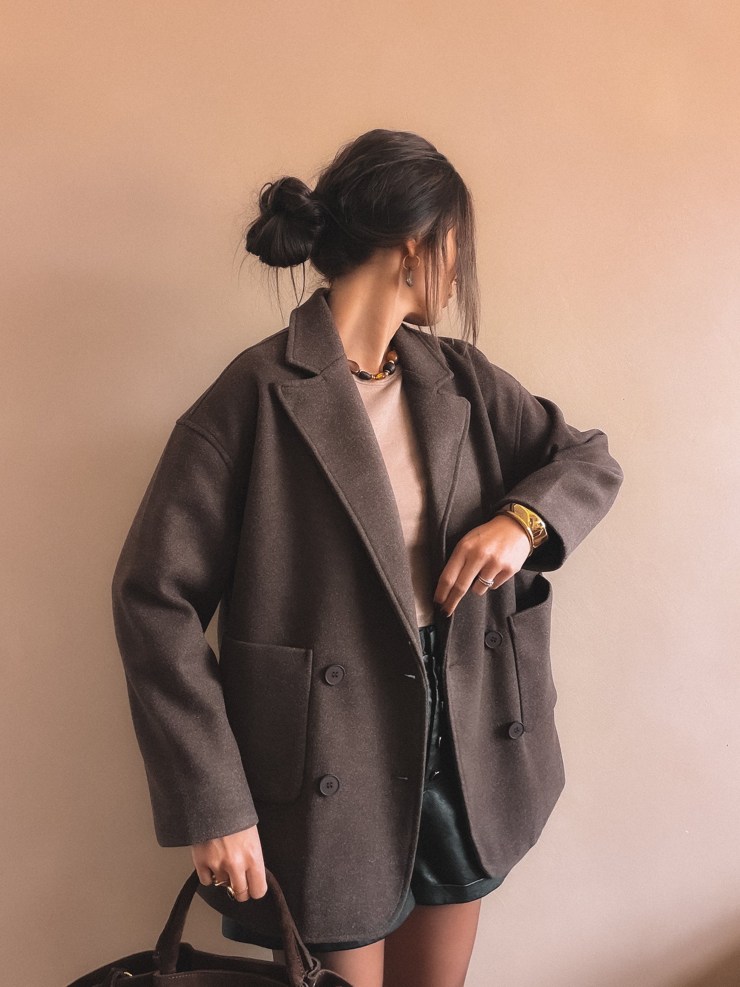 Manteau Mia Marron