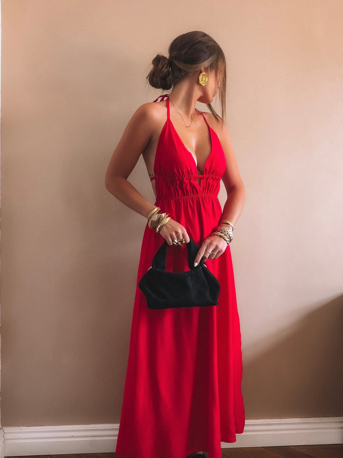 Robe Longue Scarlett Rouge