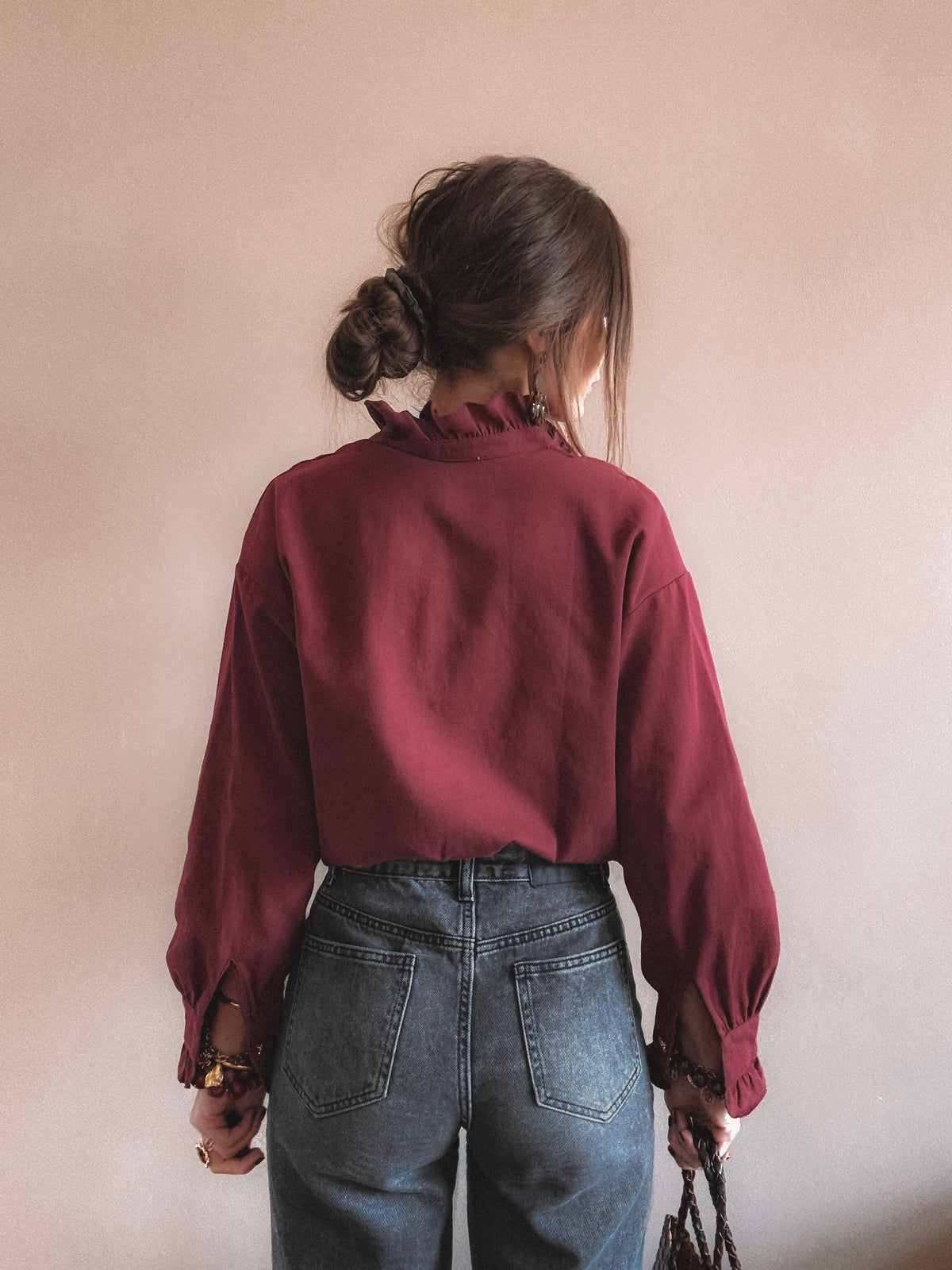 Chemise Yara Bordeaux