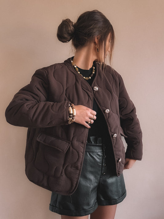 Veste Victoria Marron