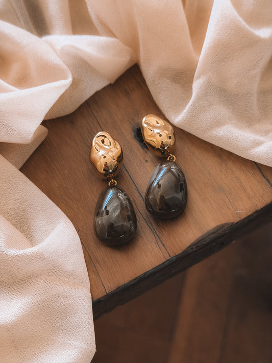 Boucles OLYMPE marron