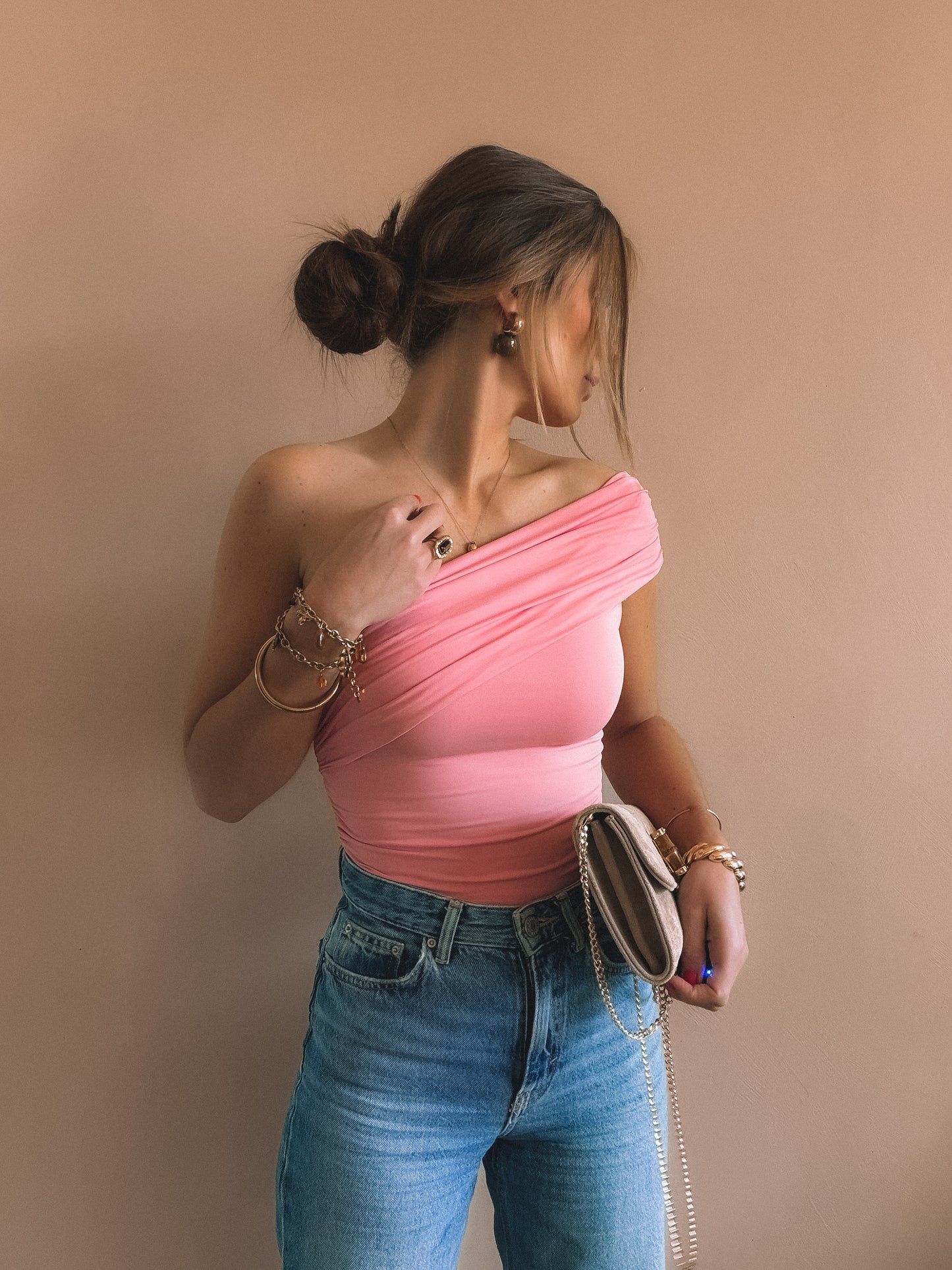 Top Asymétrique Alba Rose