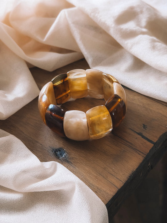 Bracelet Aurélia Caramel