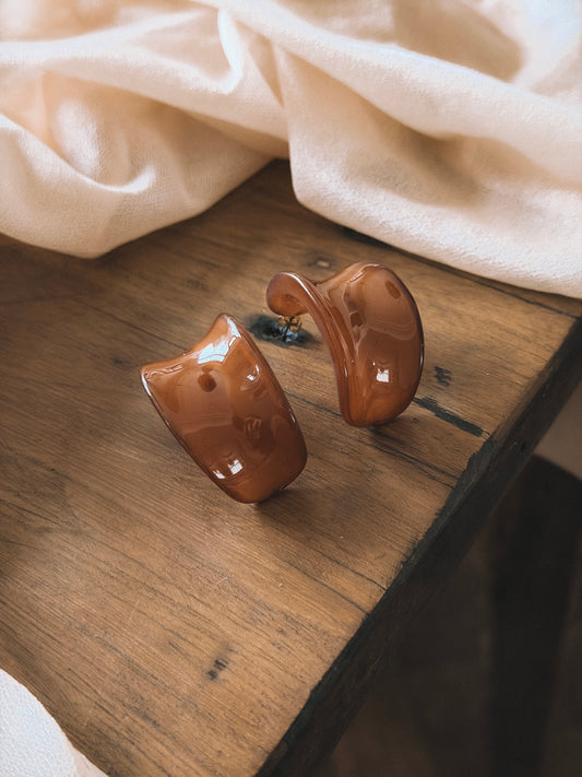 Boucles Giulia Caramel