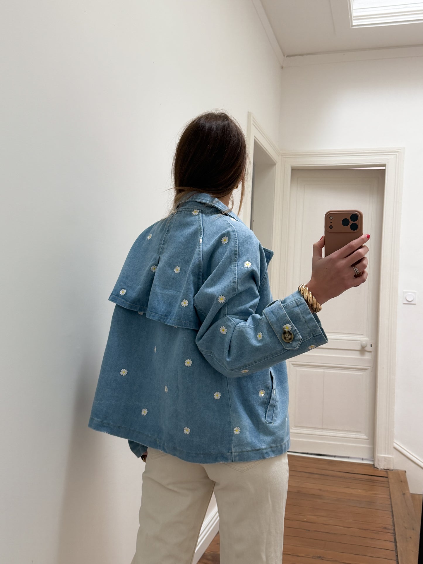 Veste en Jean Daisy