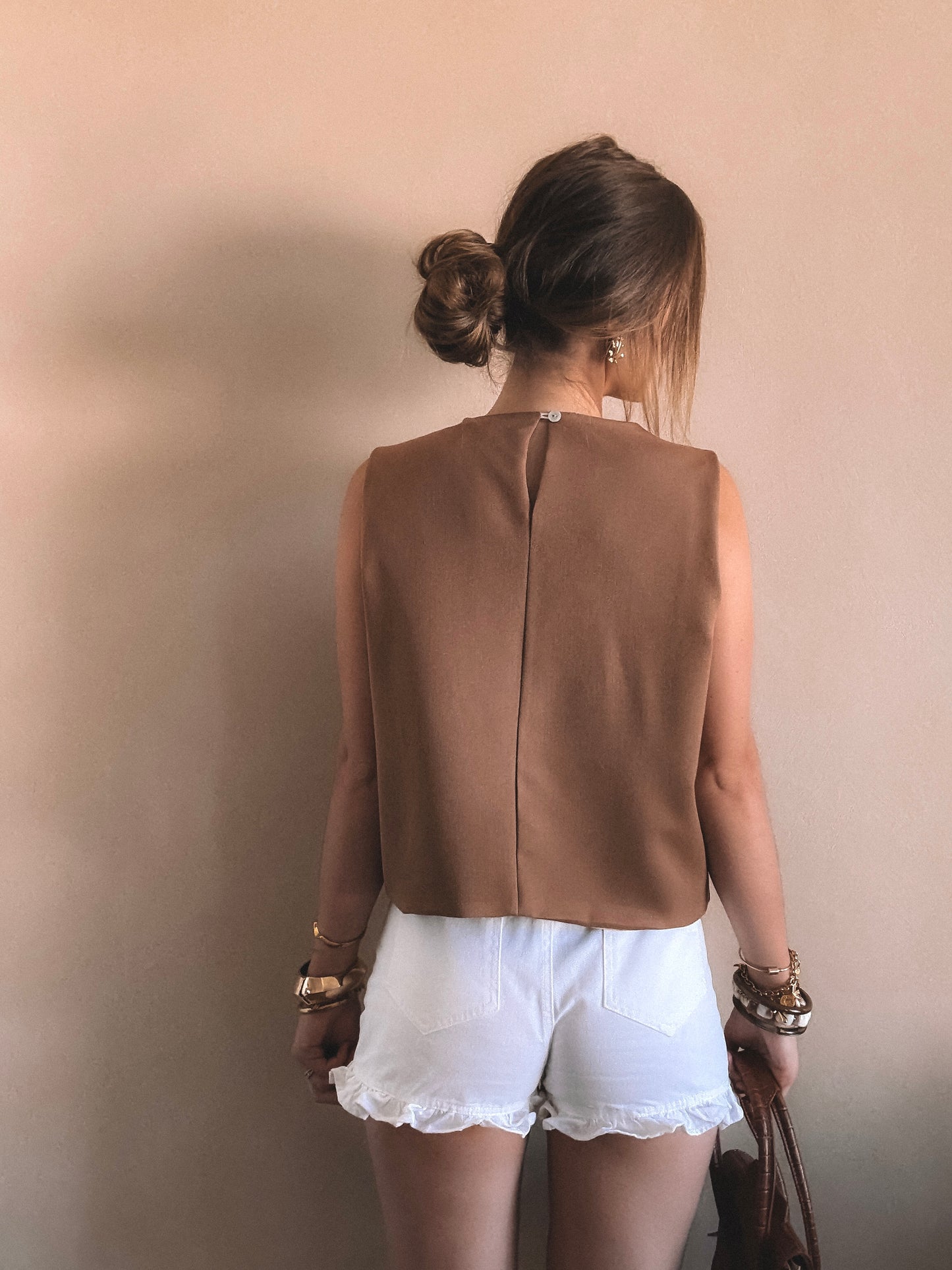 Top Clara Camel