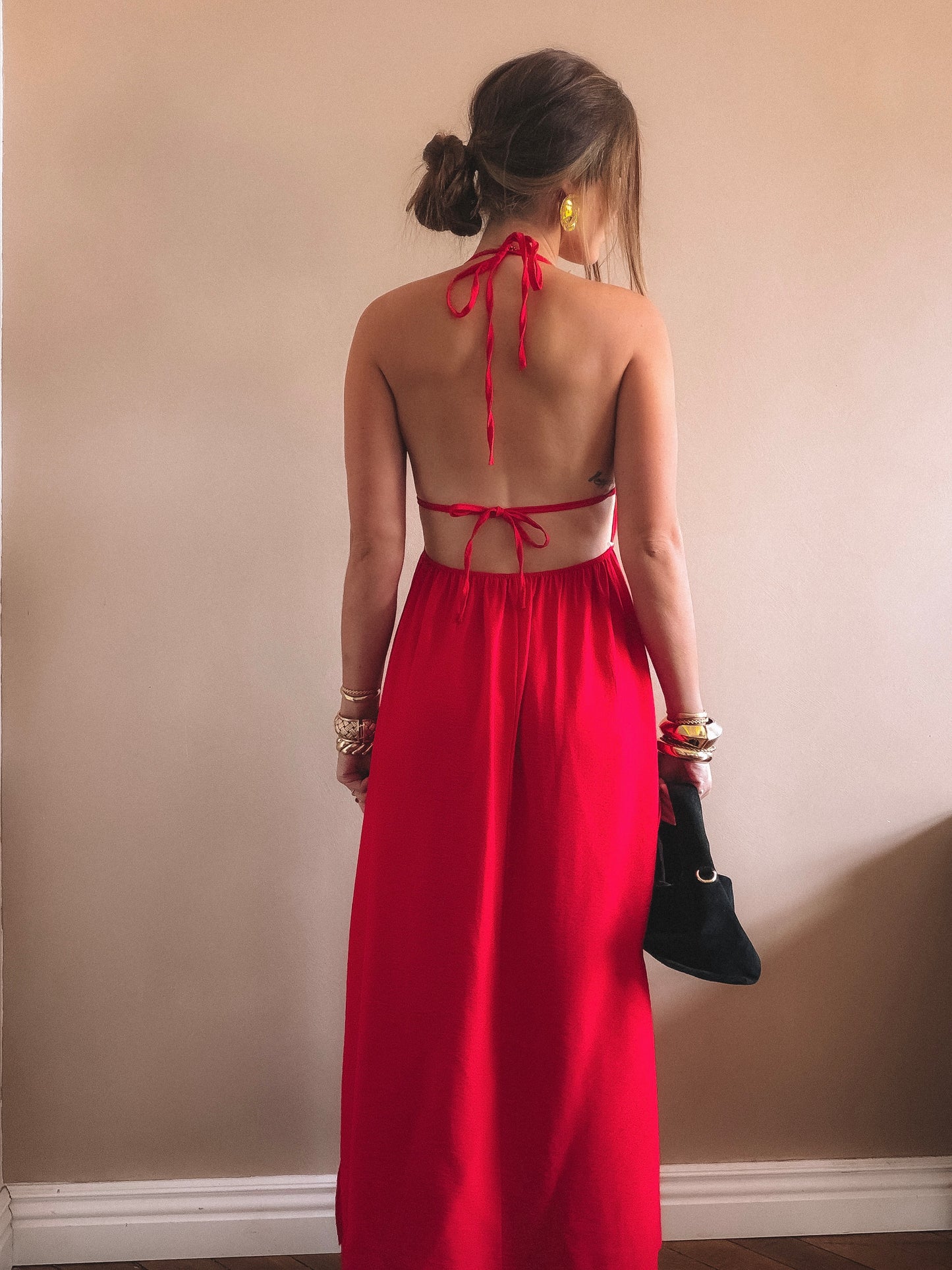 Robe Longue Scarlett Rouge