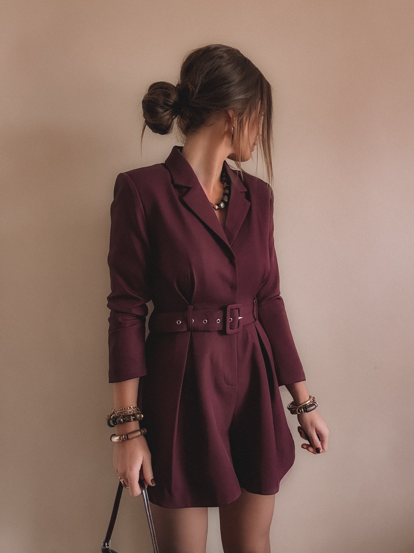 Combishort Serena Bordeaux