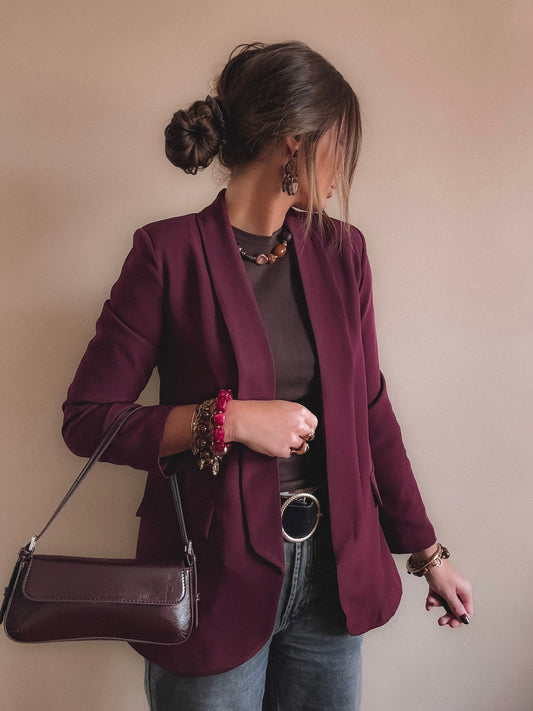 Blazer Giulia Bordeaux