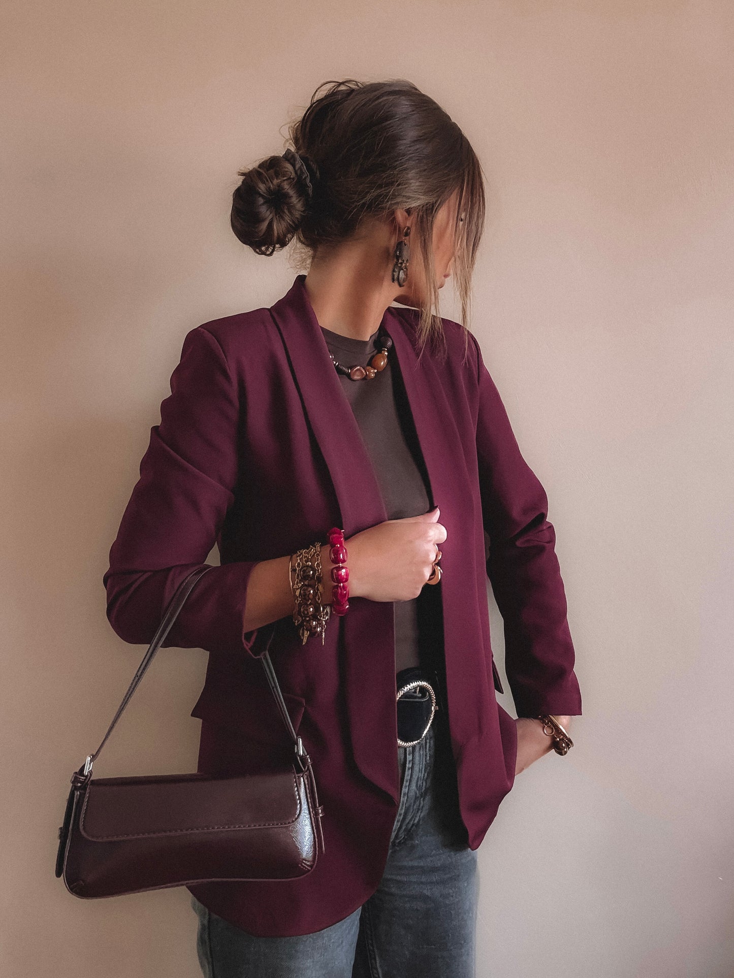 Blazer Giulia Bordeaux