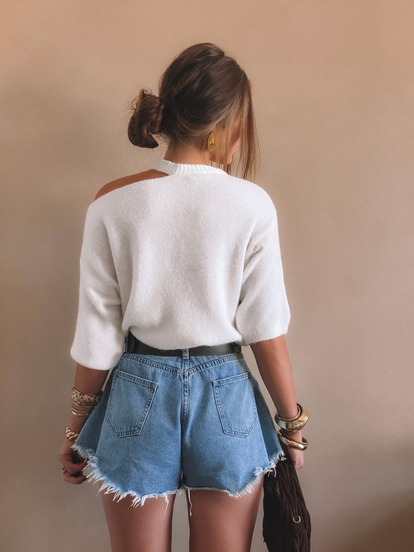 Pull Alba Blanc
