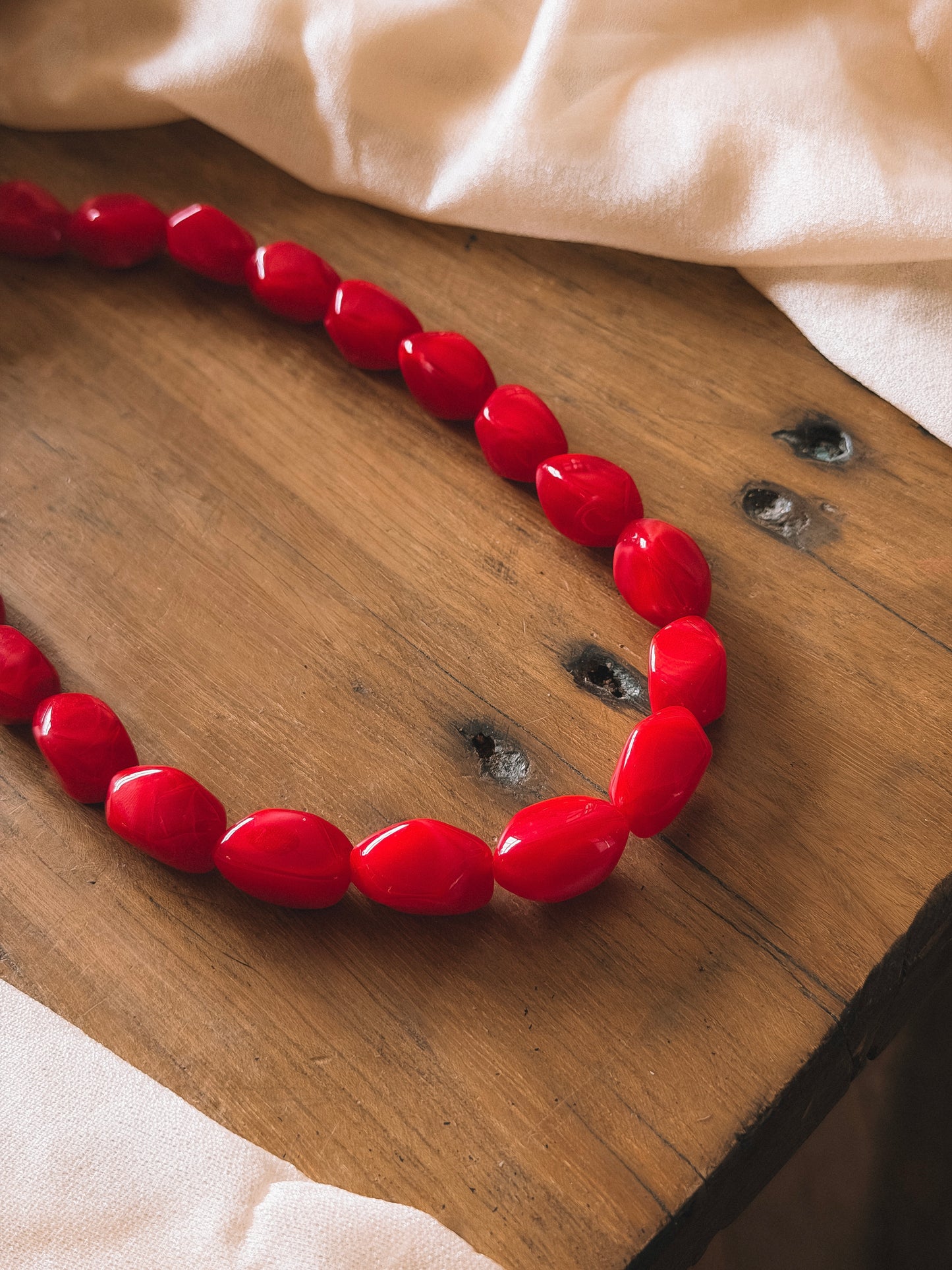 Collier Coralie Rouge