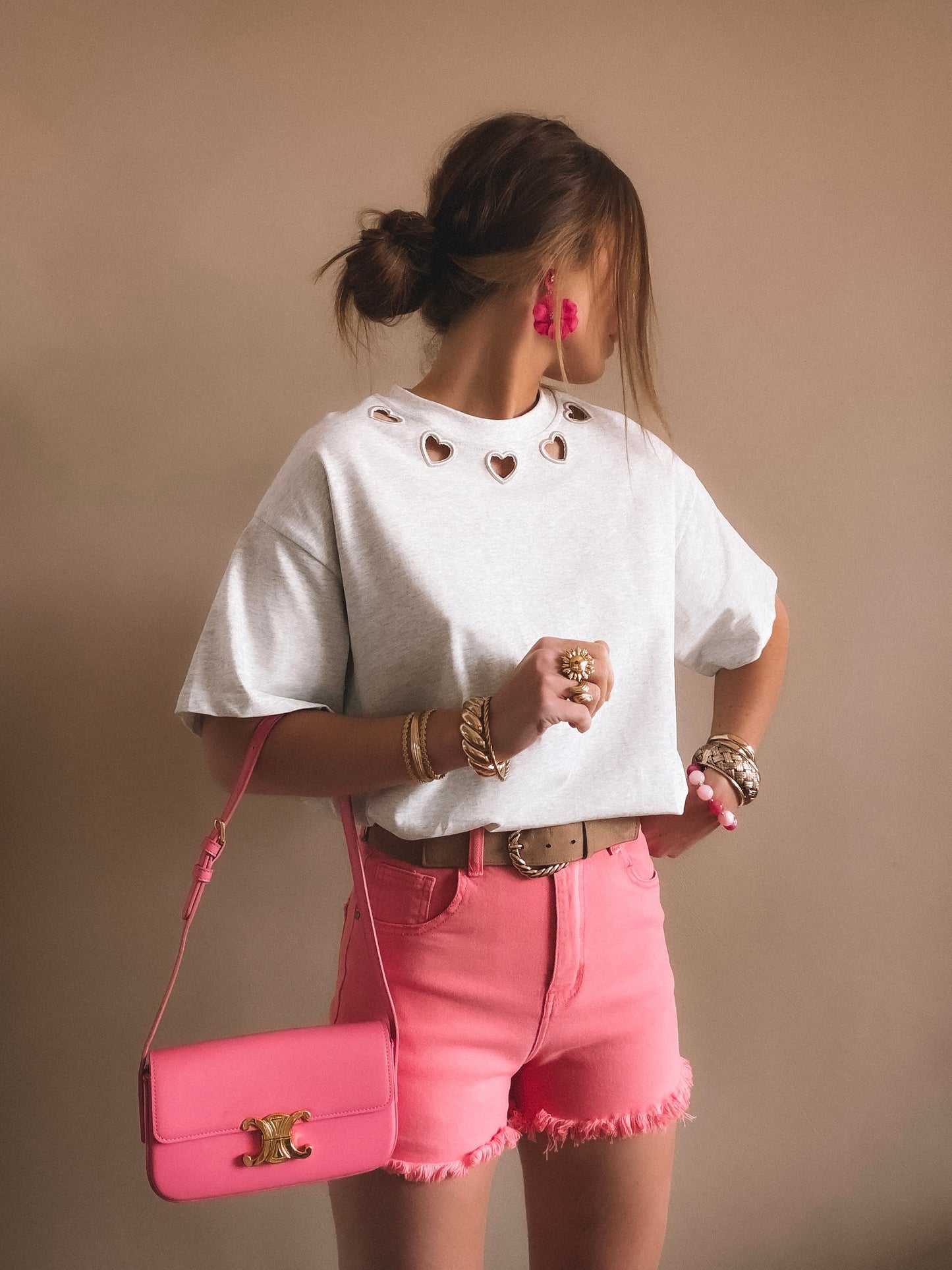 Short en Jean Romy Rose