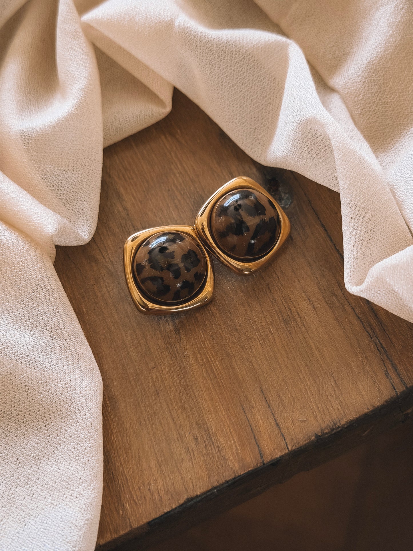 Boucles Victoria Leopard