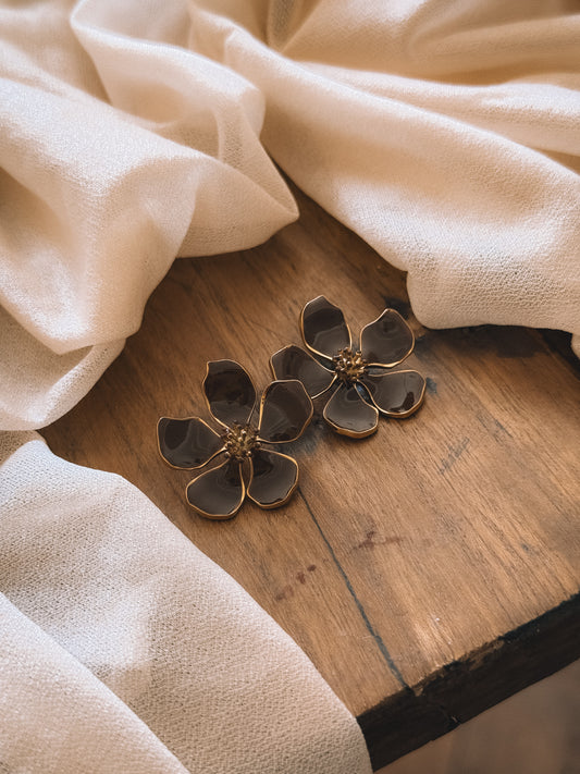 Boucles Flora Marron