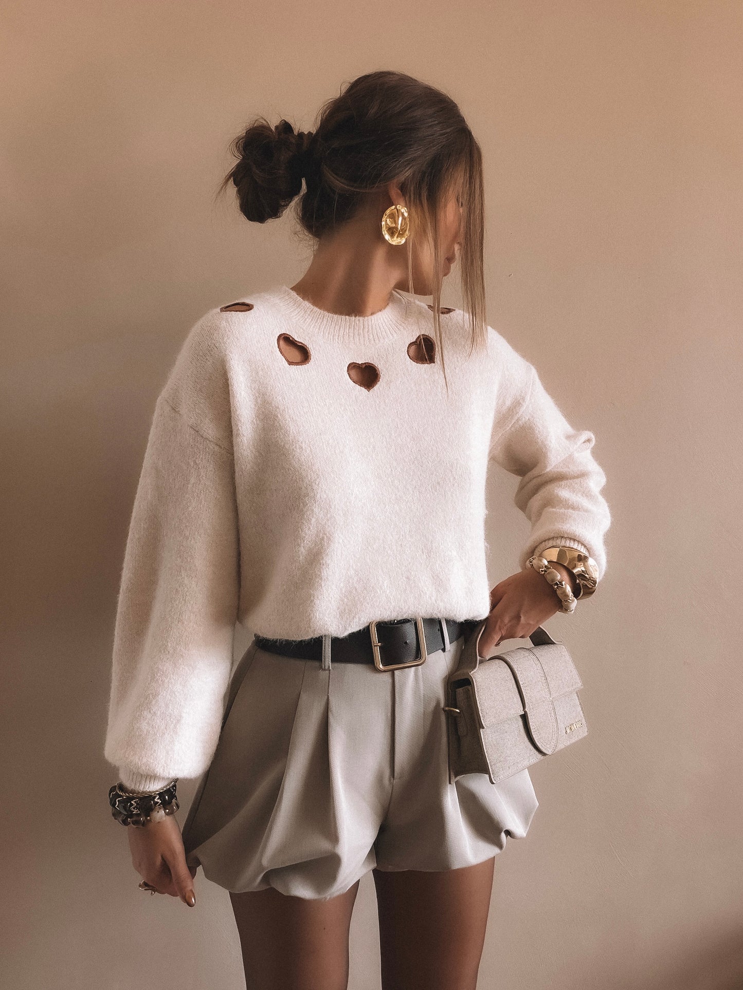 Short Zélie Beige