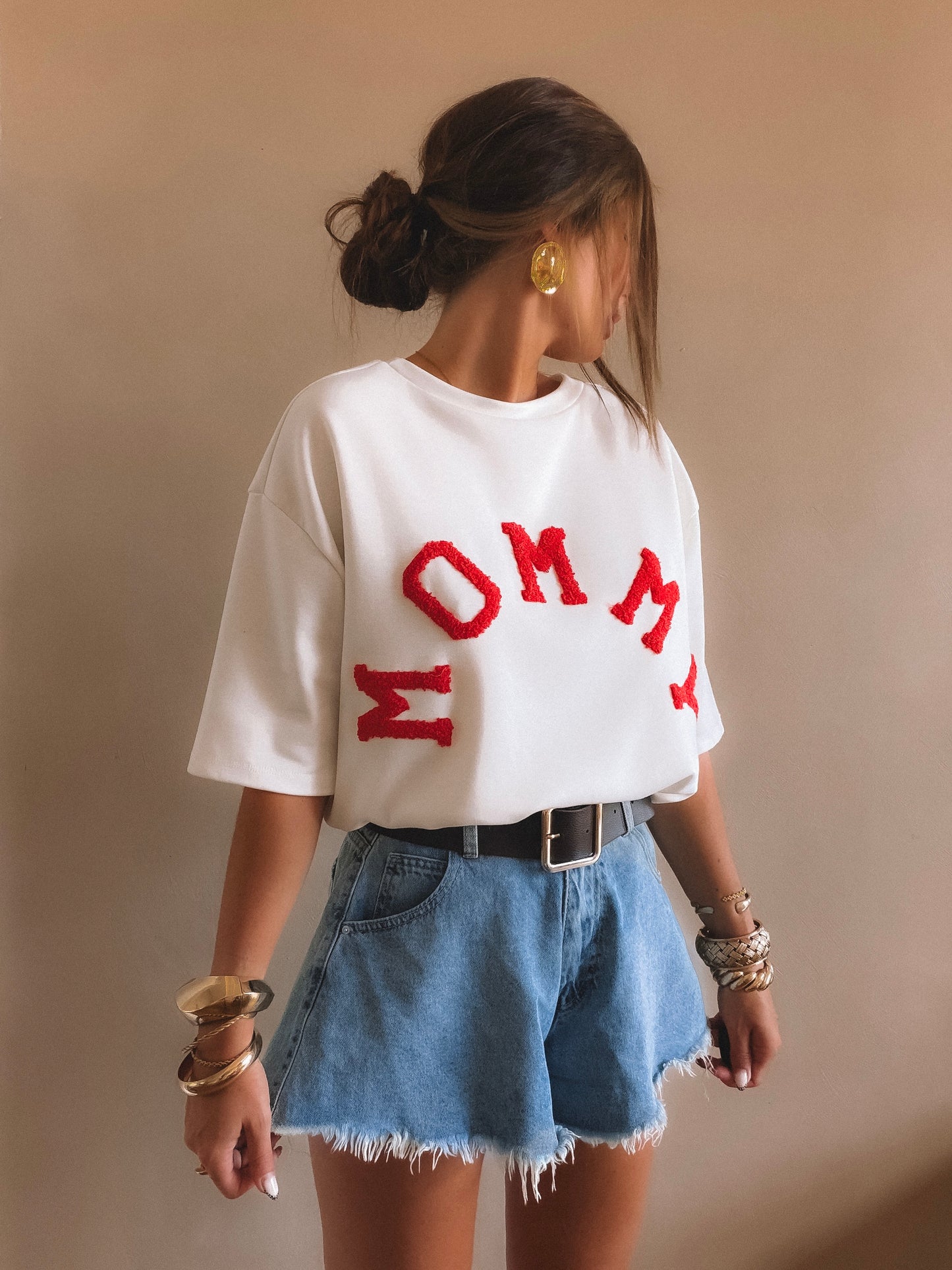 T-Shirt MOMMY Blanc