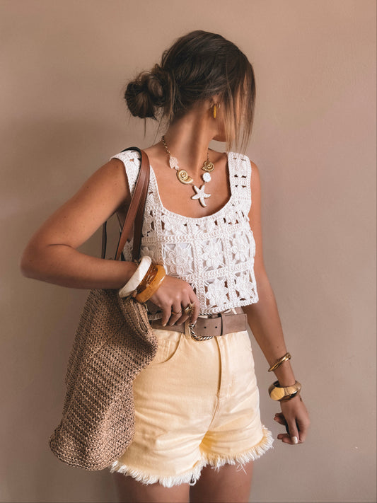 Top Alba crochet