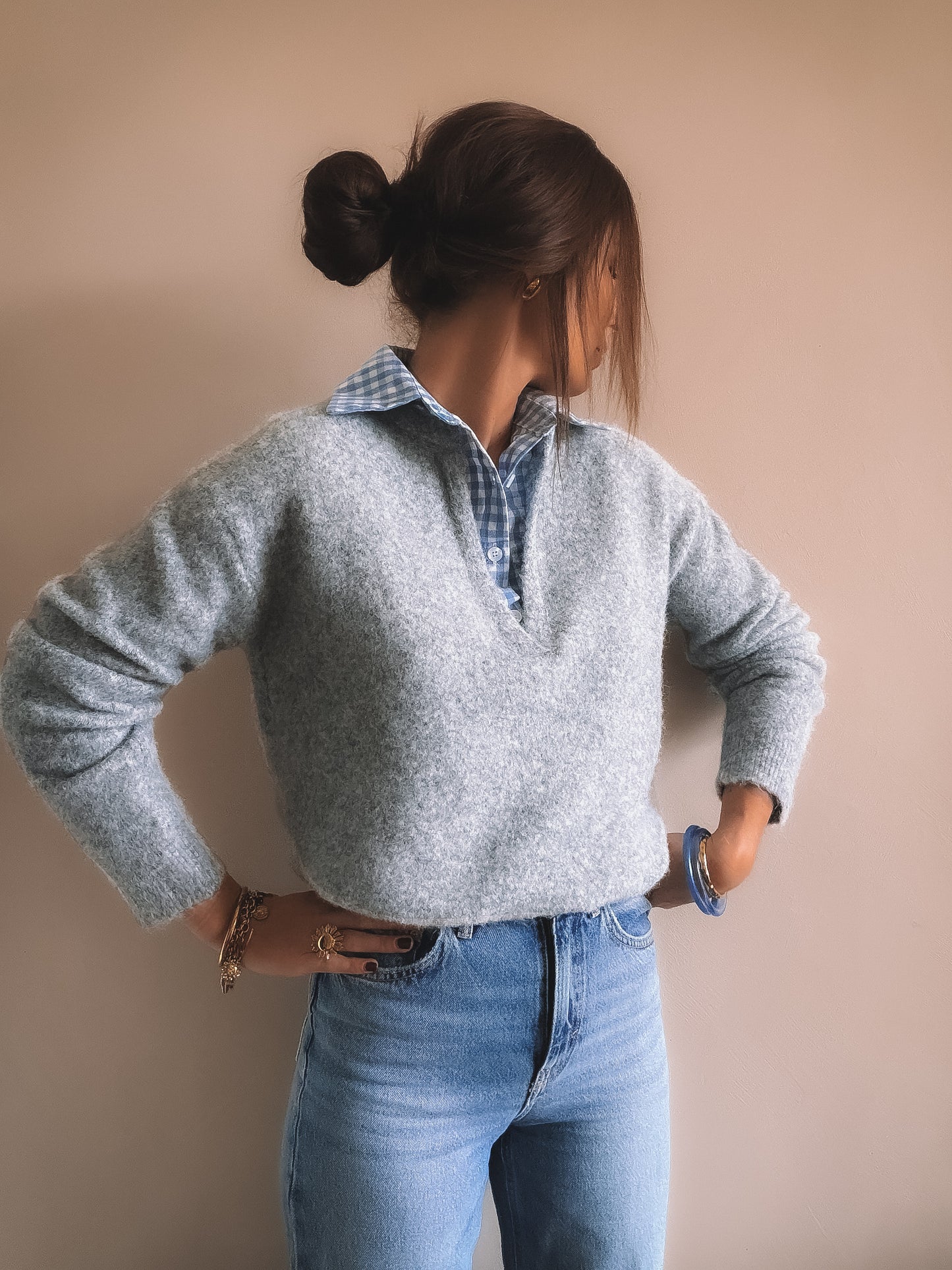 Pull Apolline Gris