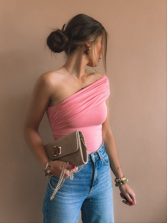 Top Asymétrique Alba Rose