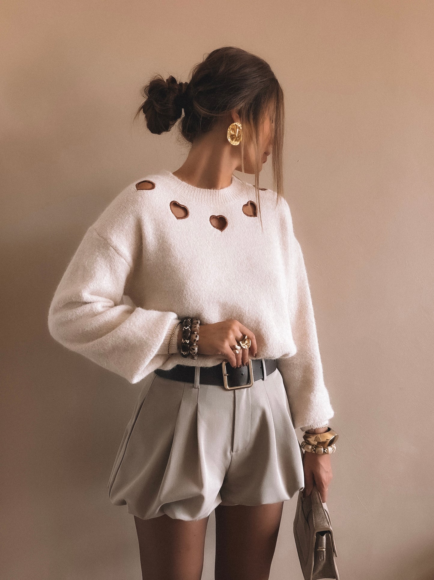 Short Zélie Beige