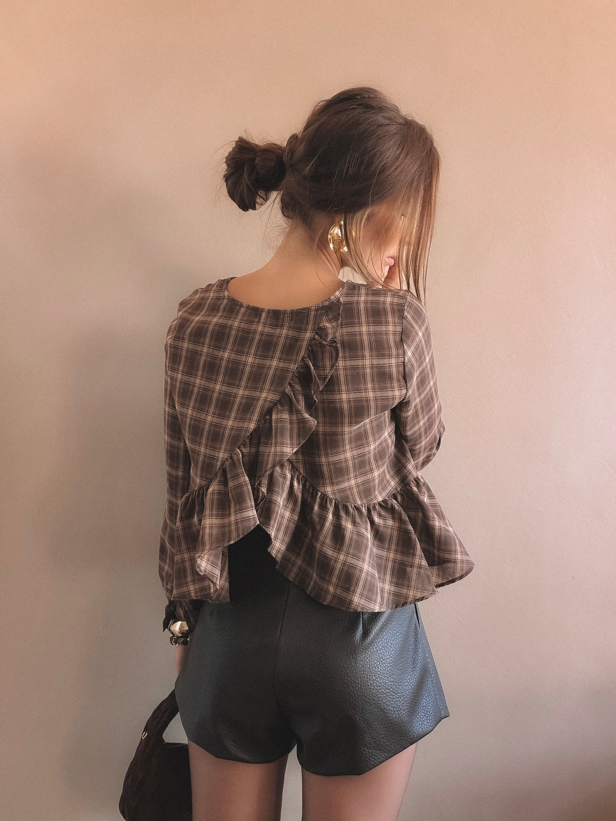 Blouse Isaure à Carreaux