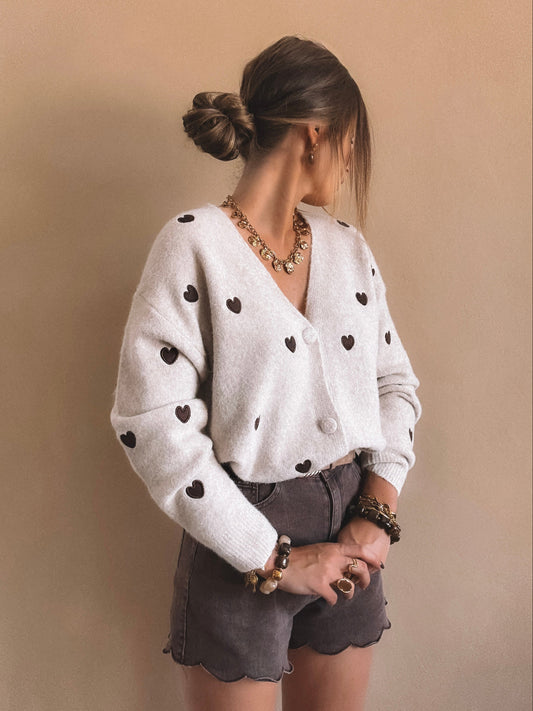 Gilet Amaya Ecru