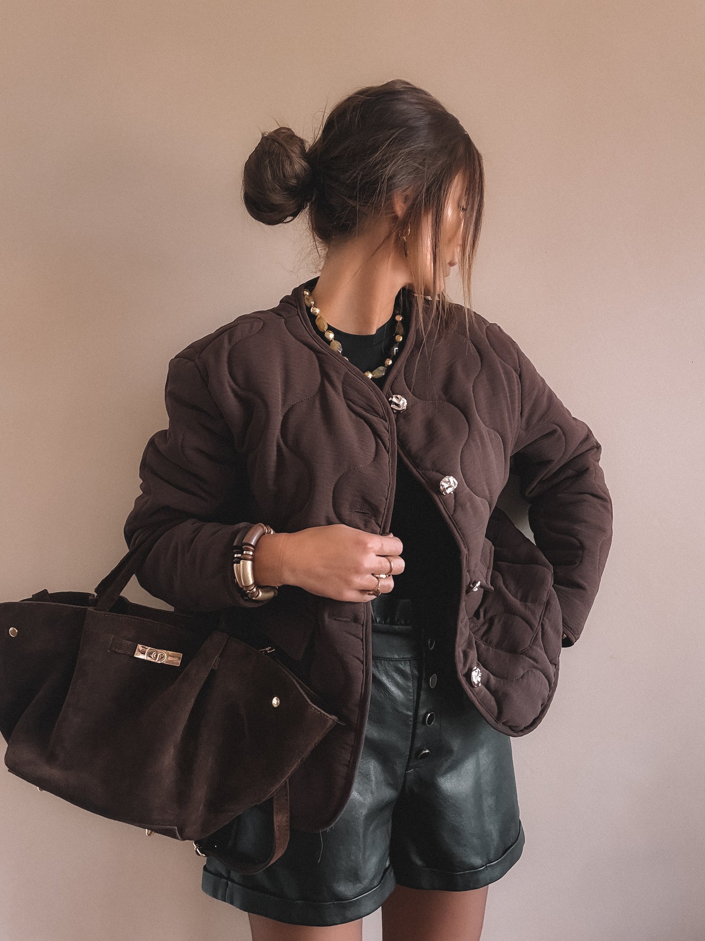 Veste Victoria Marron