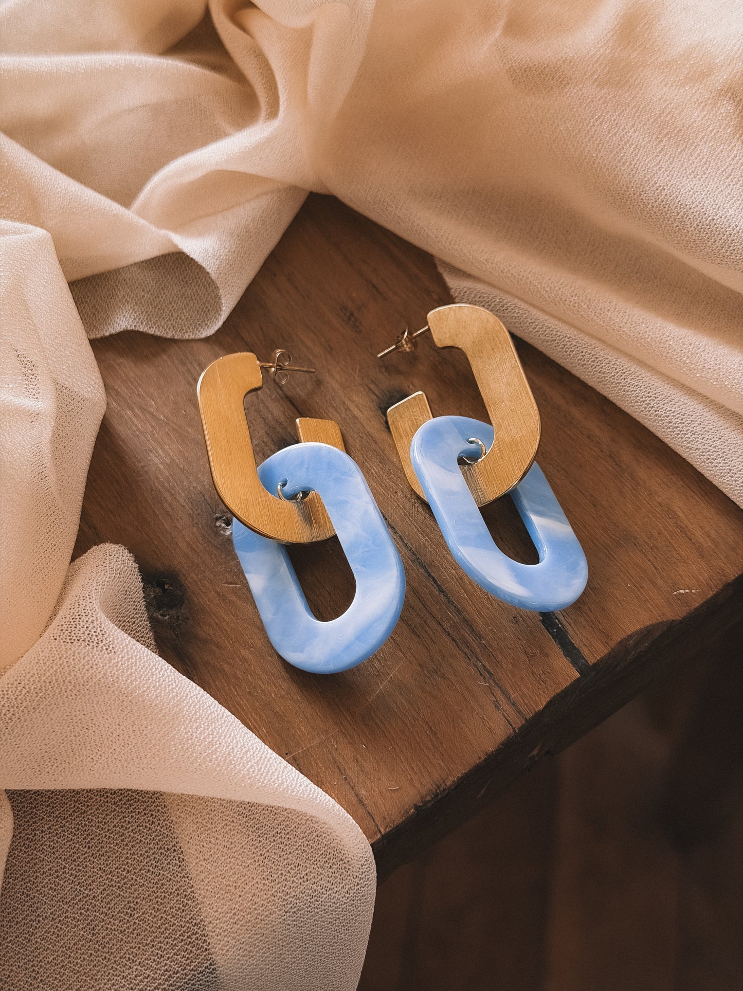 Boucles Elia Bleu