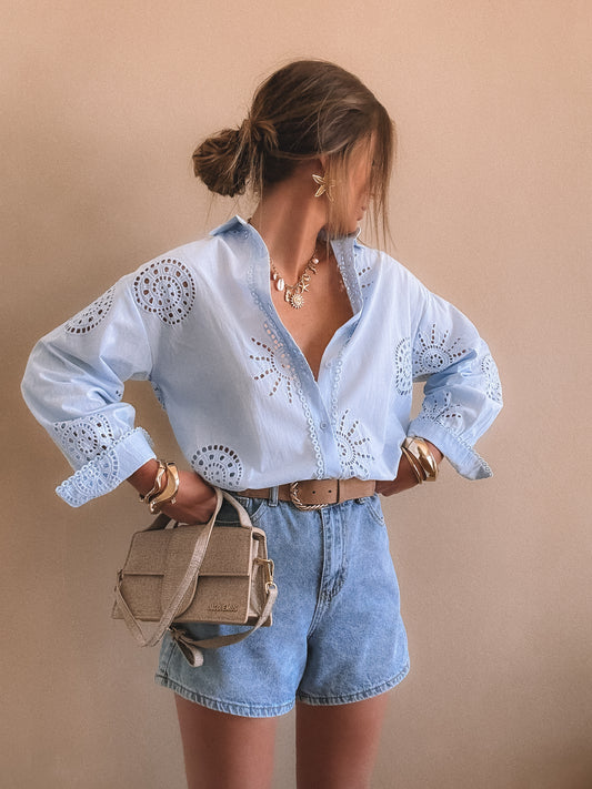 Chemise Emma Bleu