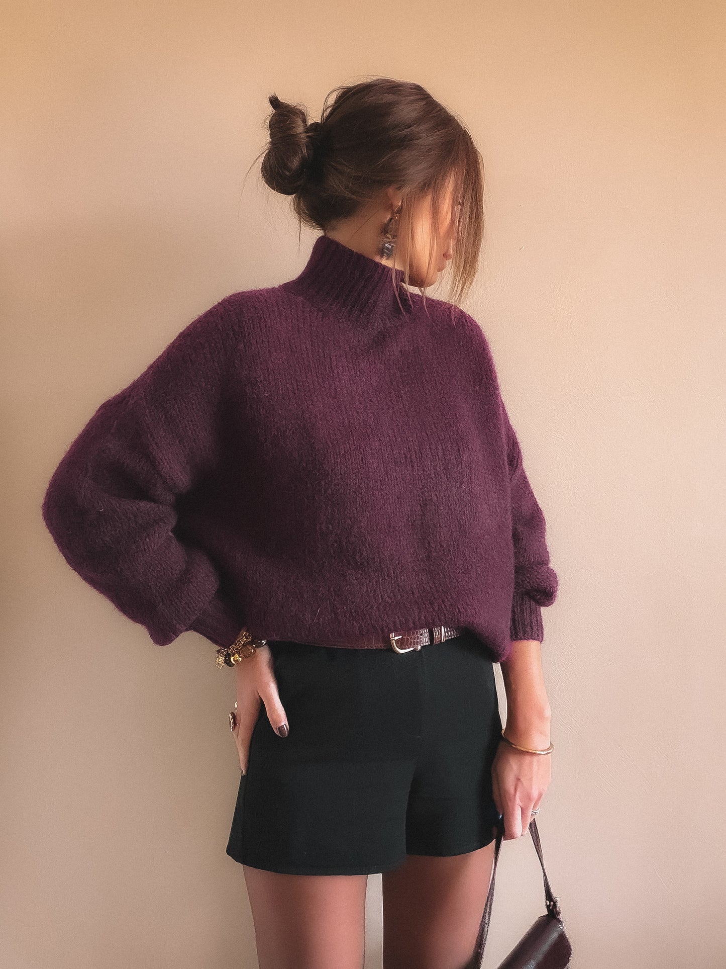 Pull Soria Bordeaux