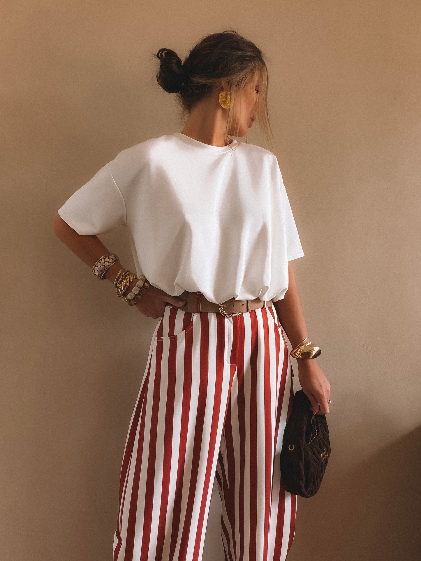 Pantalon Amalfi à rayures