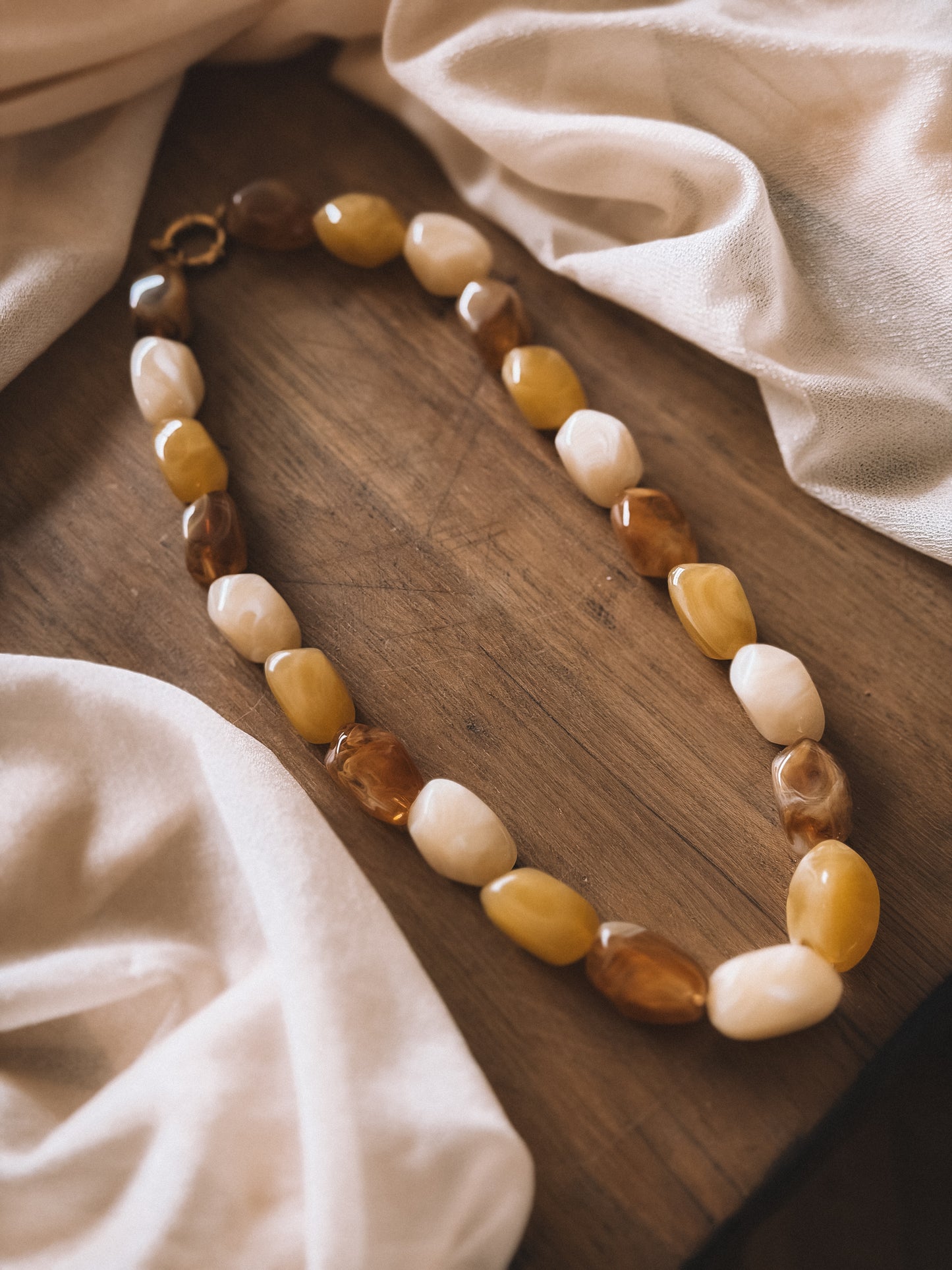 Collier Honey Jaune