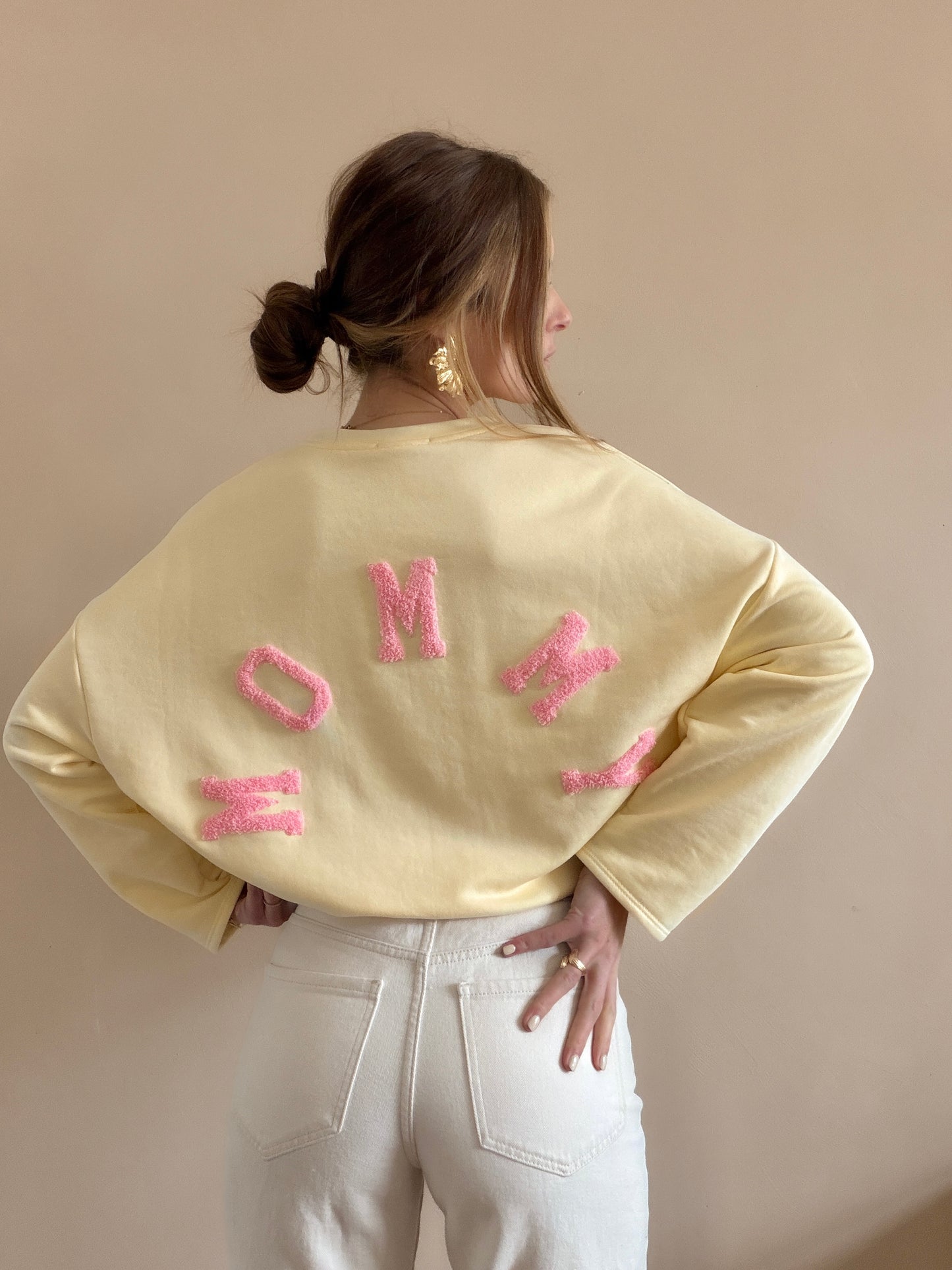 Sweat MOMMY Jaune