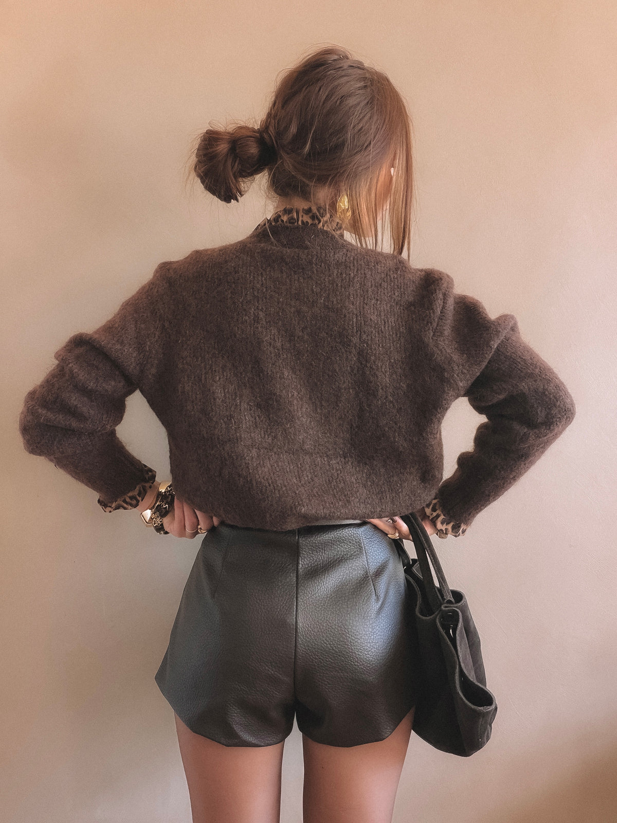 Gilet Mila Marron