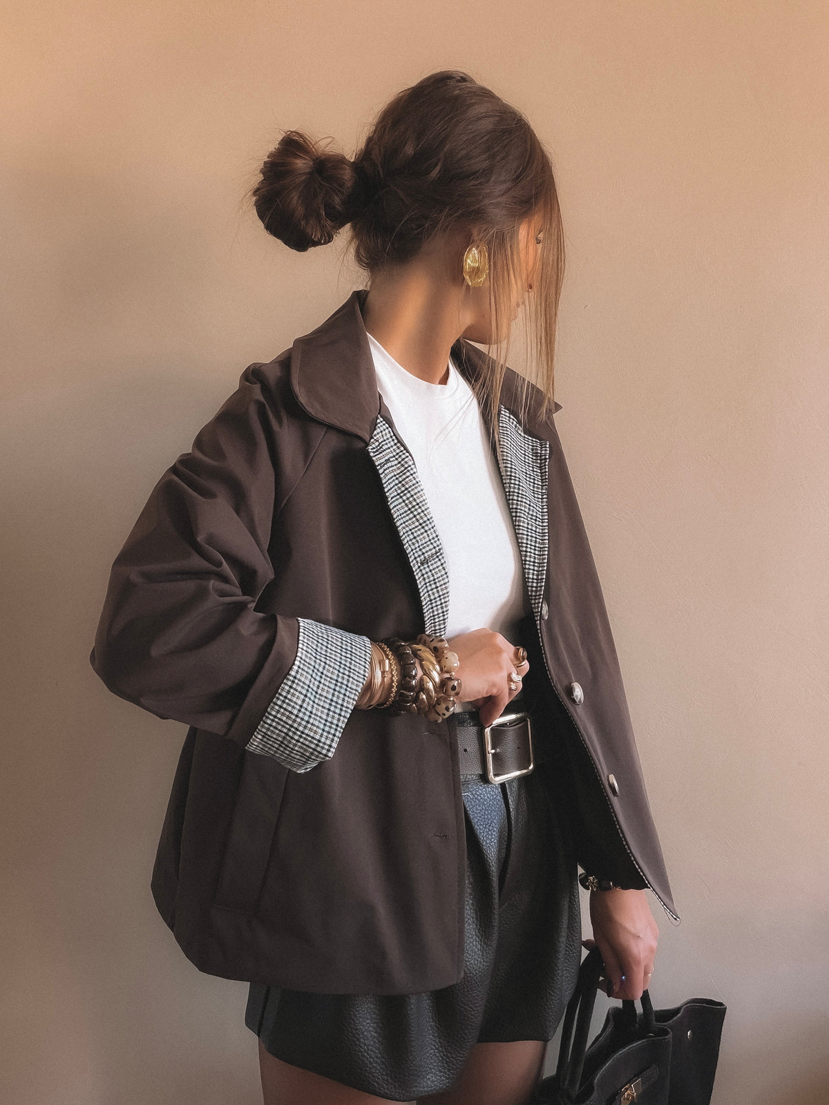 Trench Léonie Marron