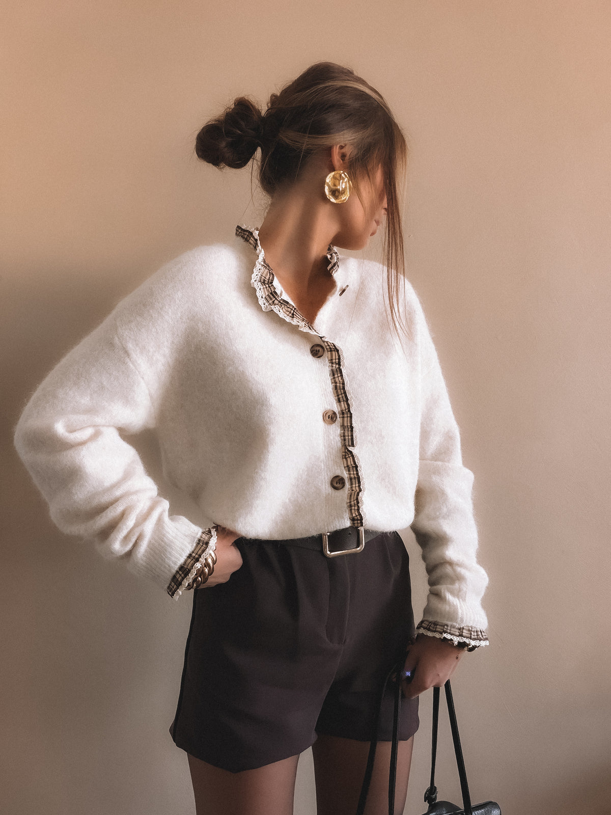 Gilet Jade Ecru