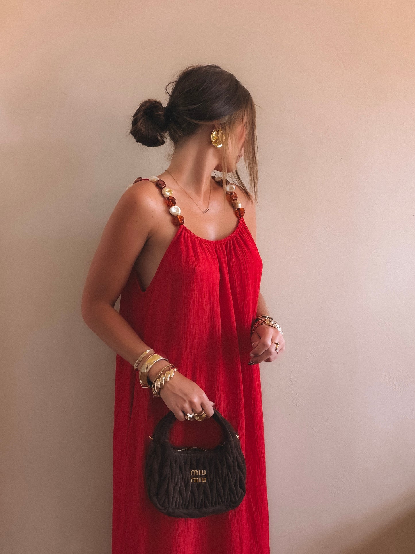 Robe Capucine Rouge