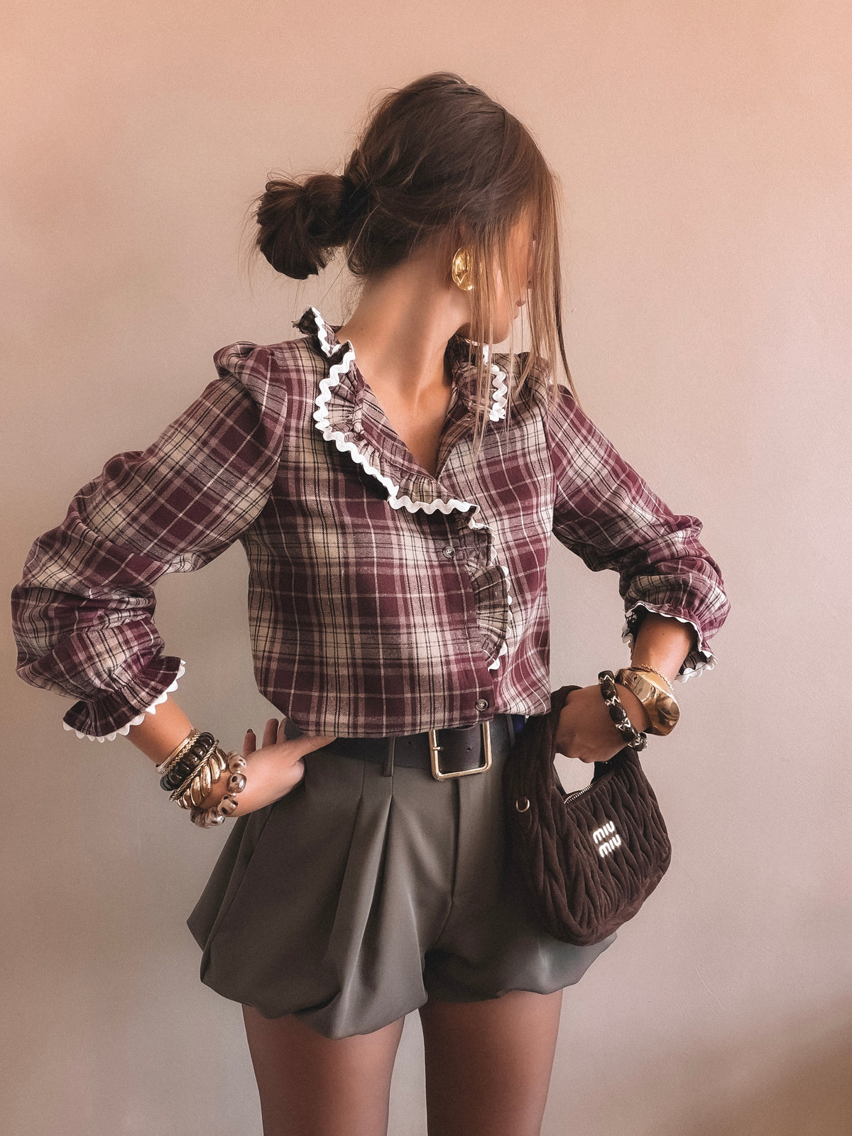 Chemise Clothilde Bordeaux