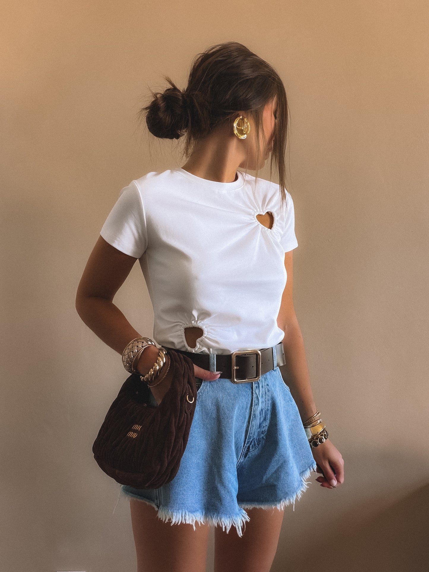 T-Shirt Valentine Blanc