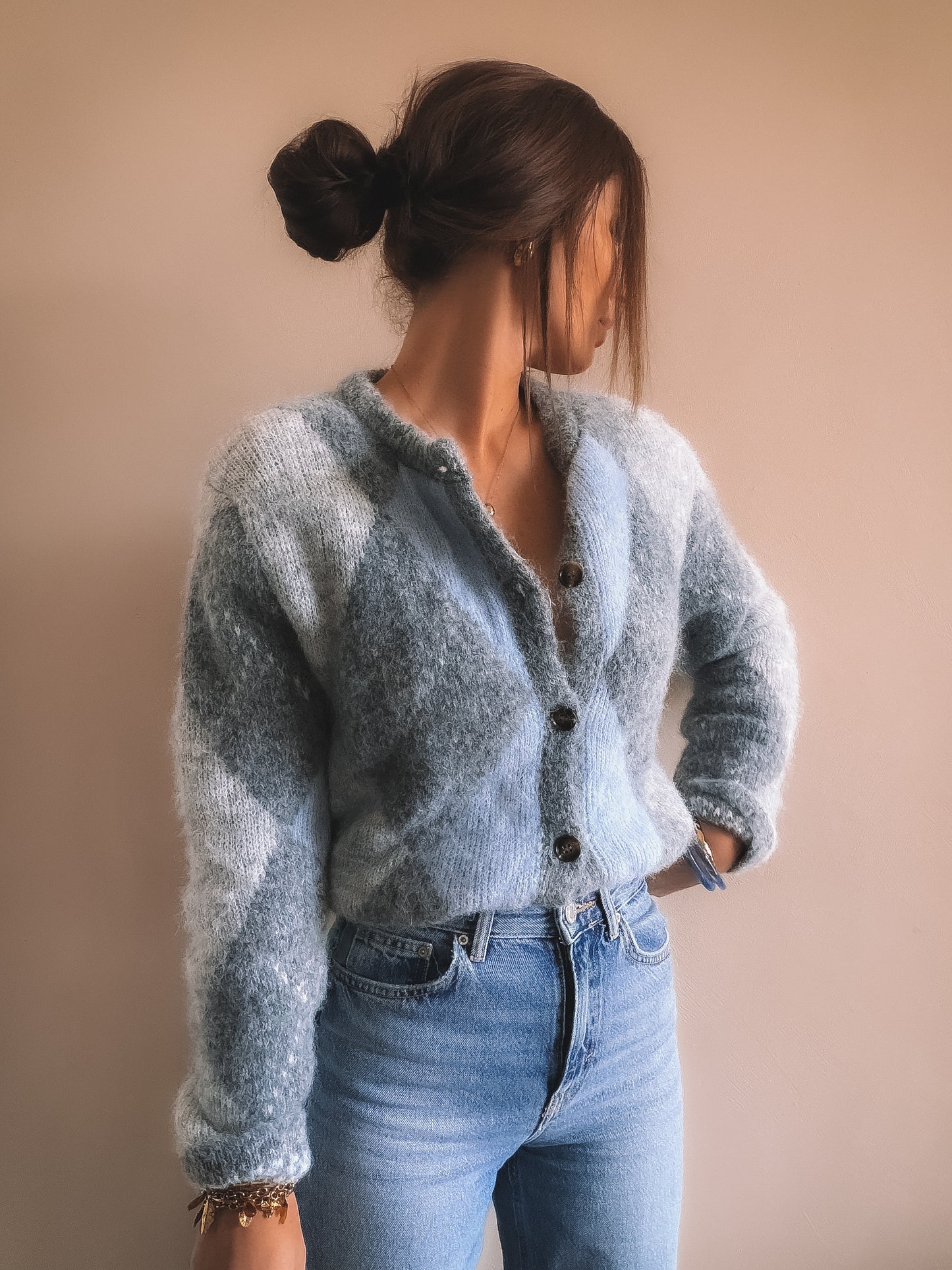 Gilet Céleste Gris
