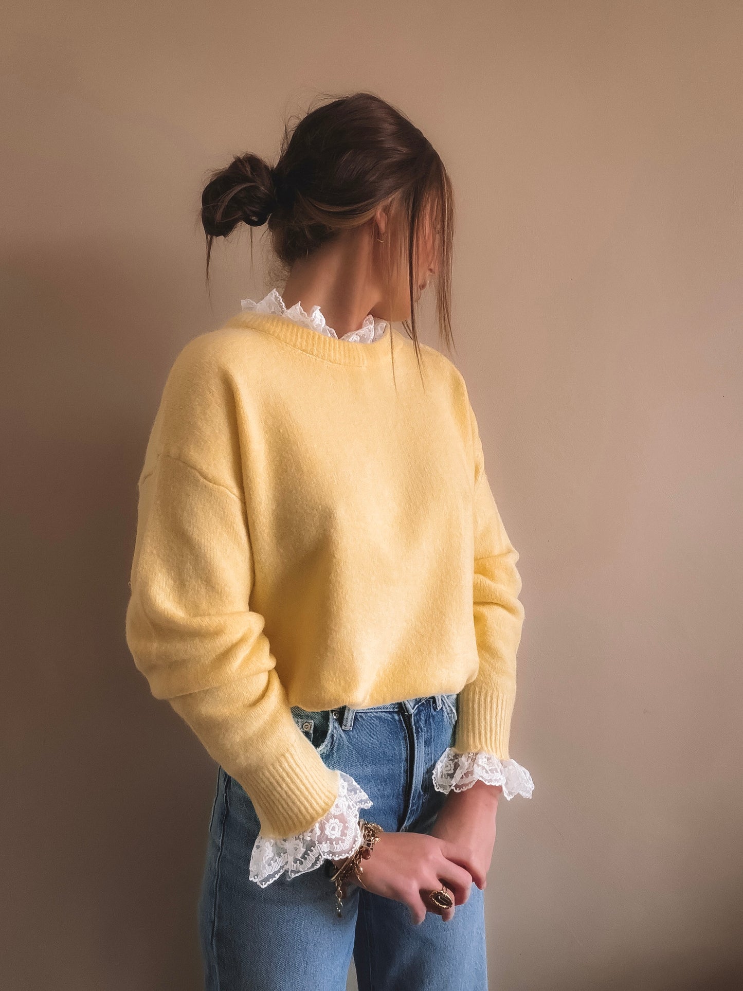 Pull Mila Jaune