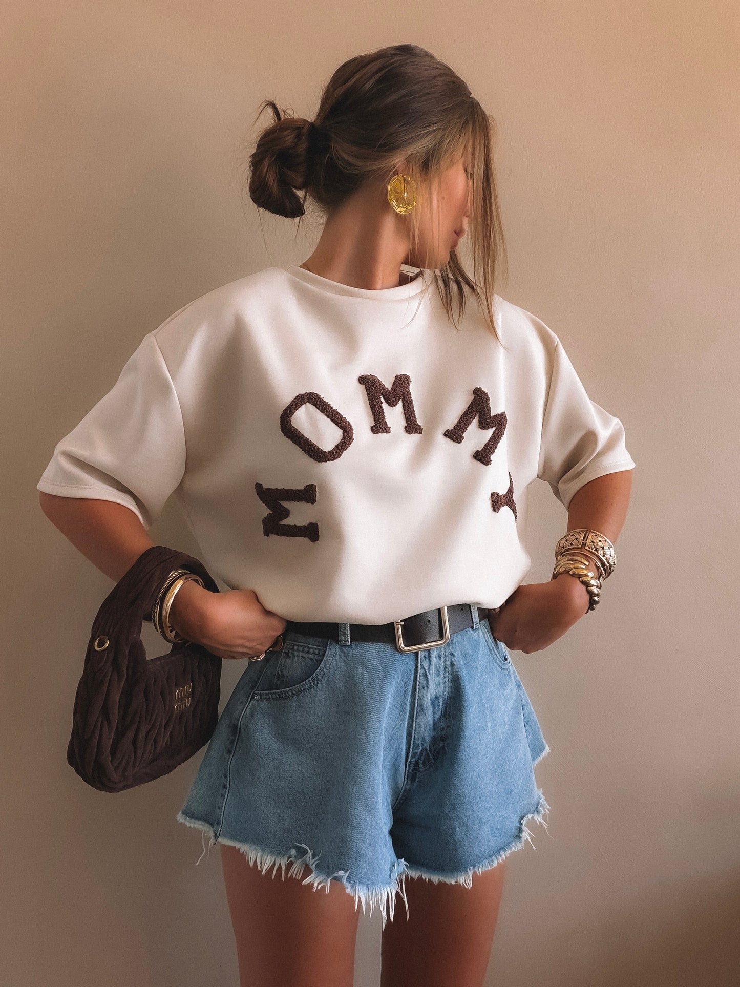 T-Shirt MOMMY Beige