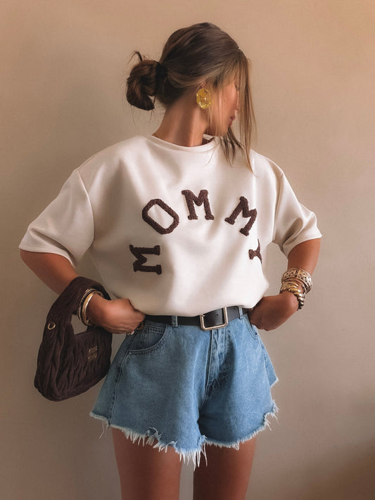 T-Shirt MOMMY Beige