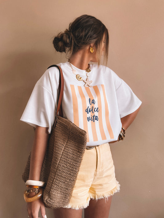 T-Shirt Doce Vita Blanc